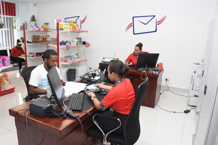 Anse Royale post office moves to new location, minimal fee introduced on small packets