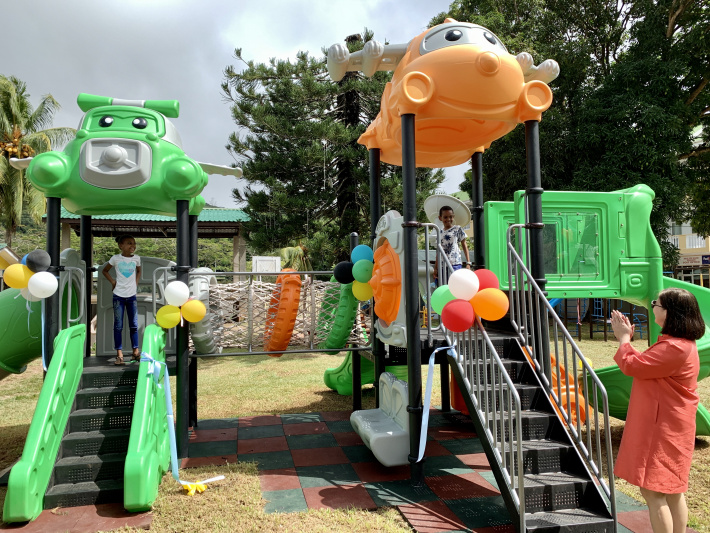 Baie Ste Anne community proud of refurbished playground