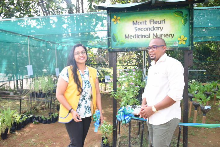 Mont Fleuri secondary school gets its own medicinal garden