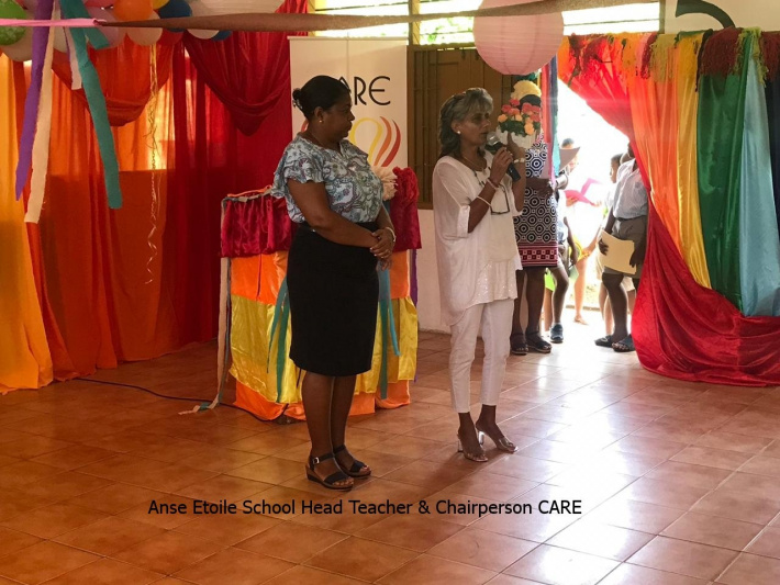 Care Rainbow project launched at Anse Etoile school