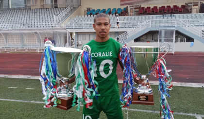 Football - Foresters’ striker Leeroy Corallie dreams of best footballer award