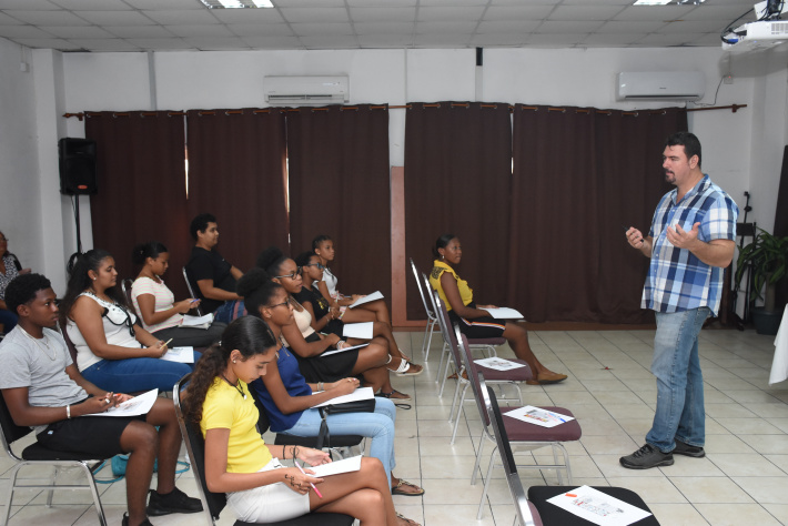 Students attend trauma healing session