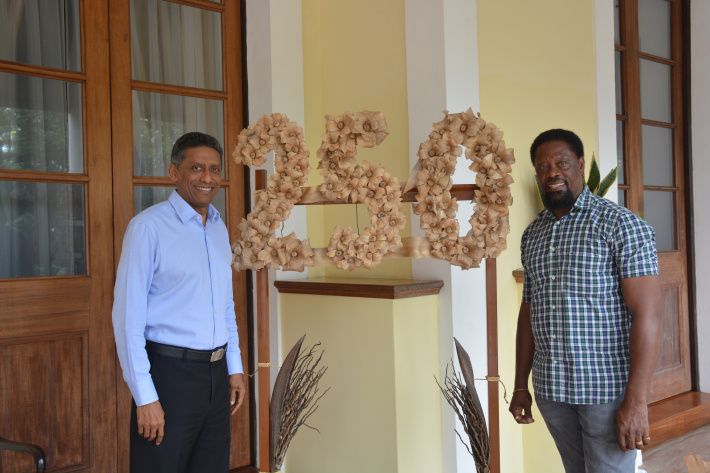 Local artisan designs unique craft work to mark 250 years of Seychelles