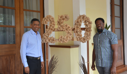 Local artisan designs unique craft work to mark 250 years of Seychelles