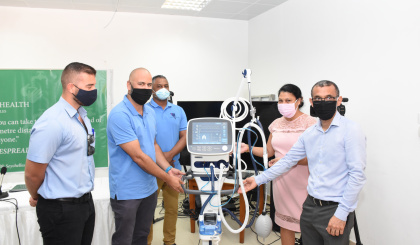 Health department gets two new ventilators