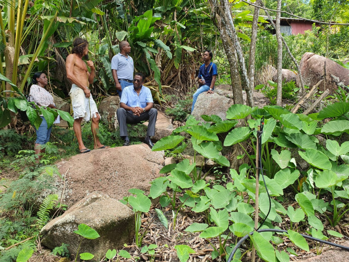 Agriculture minister makes first visit to La Digue for 2020