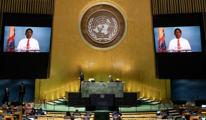 President Faure addresses 75th Session of the UN General Assembly