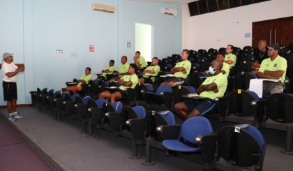 Football - Local coaches brush up skills through Caf Licence C refresher course