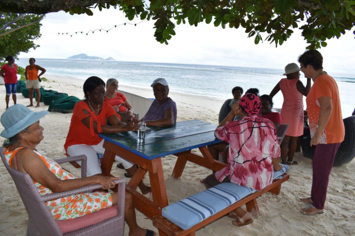 Elders enjoy island getaway on their day