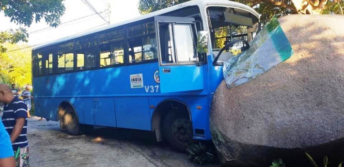 SPTC bus involved in accident at Sea View