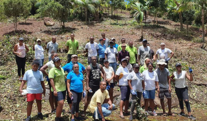 Land cleared at Montagne Posée for national orchard project