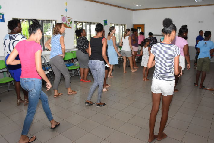 Montessori school organises activity for children at the President’s Village