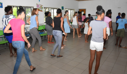 Montessori school organises activity for children at the President’s Village