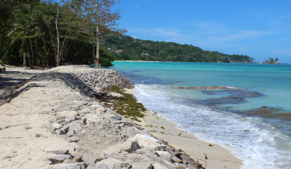 Coastal rehabilitation, drainage projects in south east Mahé near completion