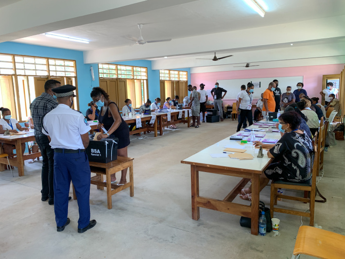 General elections update - 6.03 p.m. Longer waiting time on Praslin