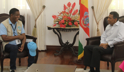 President Faure receives election observers