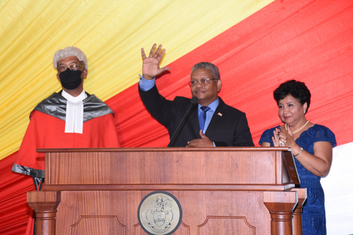 Inauguration of the new President of the Republic of Seychelles, Wavel Ramkalawan