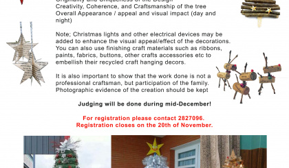 Recycling Christmas tree competition launched