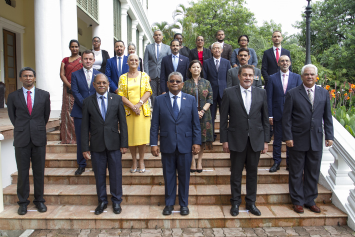 President Ramkalawan meets resident diplomatic corps