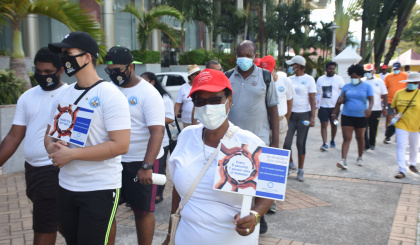 Diabetic society organises annual walk and health screening to raise awareness