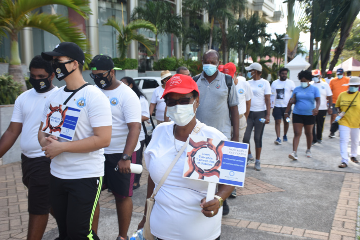 Diabetic society organises annual walk and health screening to raise awareness