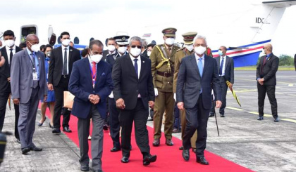 First state visit for President Wavel Ramkalawan to Mauritius