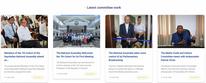 National Assembly launches its new website