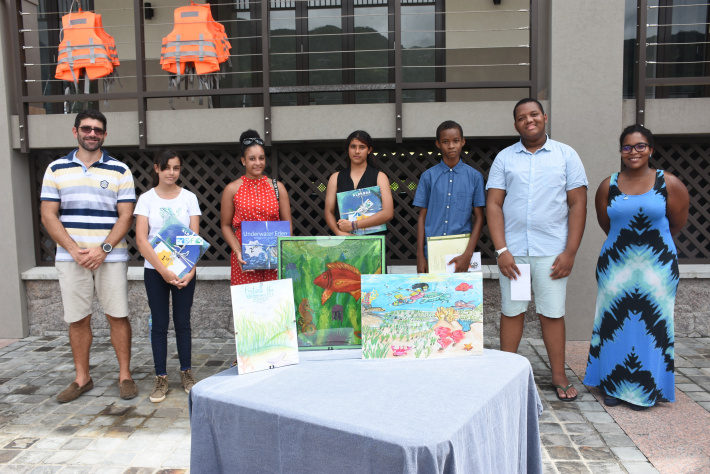 The Voice of the Seagrass Meadows Art and Poem Competition winners rewarded