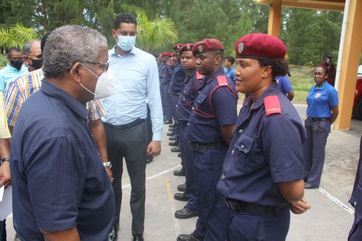 President Ramkalawan completes day-long working visit to Praslin