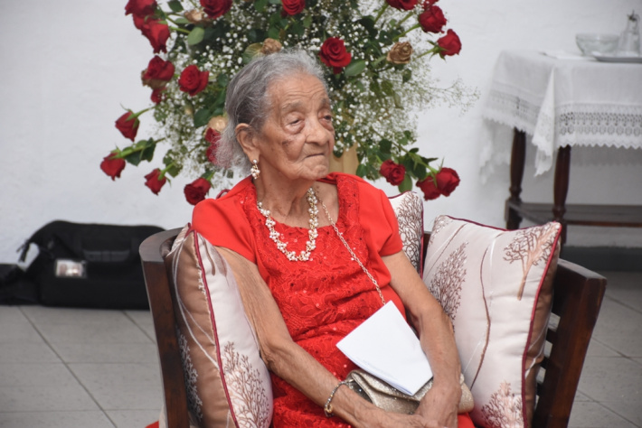 Simone Charles celebrates 100th birthday