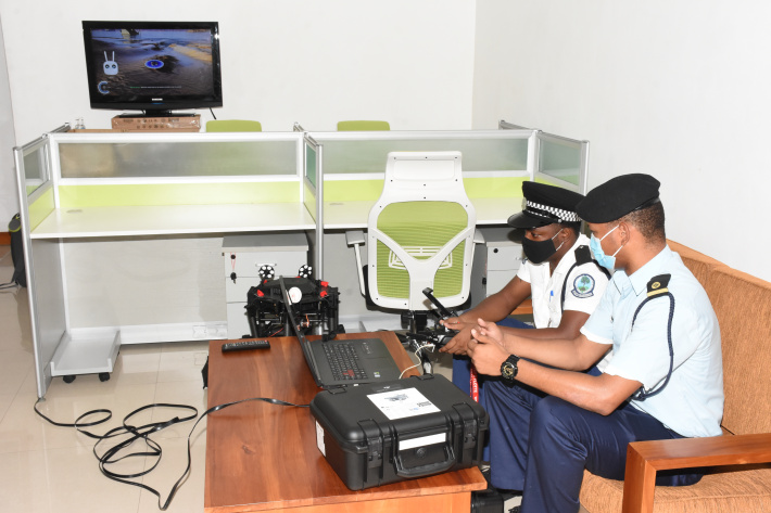 Police take to drone to fight Covid-19