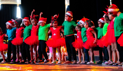 Astonishing Christmas show at Trotters Stop pre-primary school