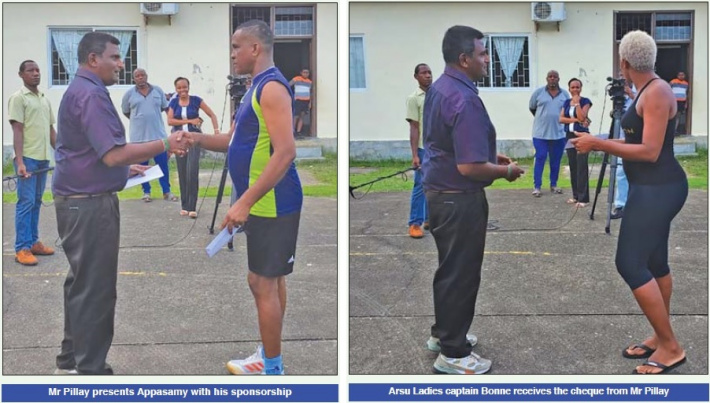 Anse Royale businessman renews support to district’s volleyball teams