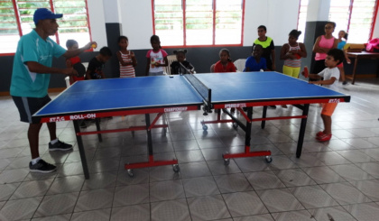 Table tennis training camp