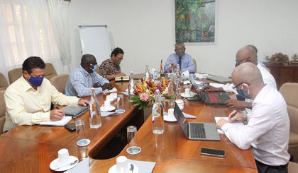 President Ramkalawan chairs second review of concept plans for La Digue Hospital