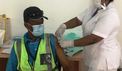 Land Marine ‘very satisfied’ with first vaccination drive