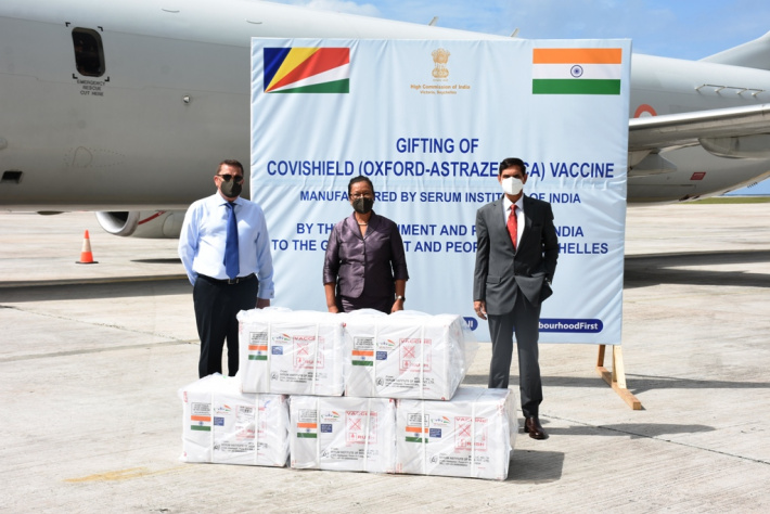 Seychelles gets new consignment of vaccine from India