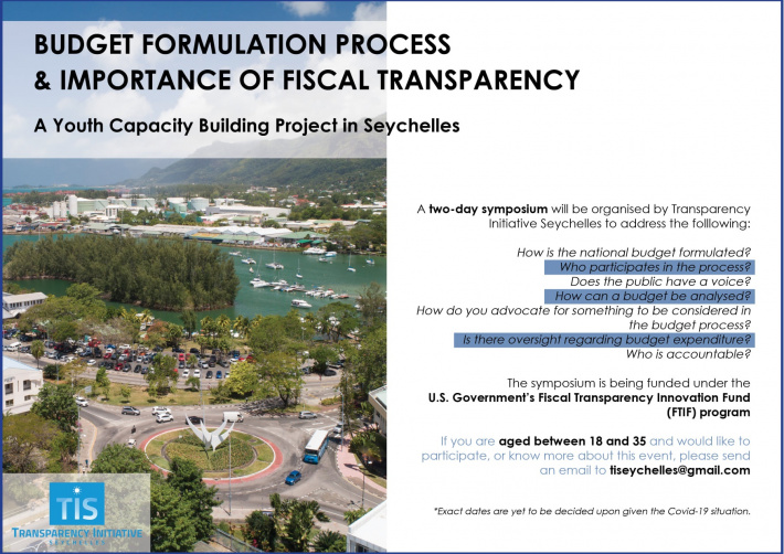 Building the capacity of youth in Mauritius and Seychelles:     Improving the effectiveness, transparency and accountability of the national budget