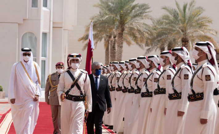 President Wavel Ramkalawan and delegation welcomed in Doha