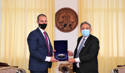 Newly accredited Hungarian ambassador pays courtesy call on National Assembly speaker