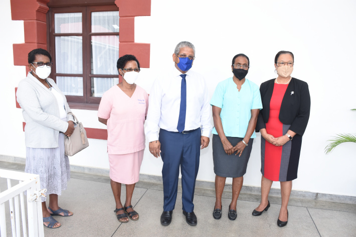 Four health workers honoured for long years of service