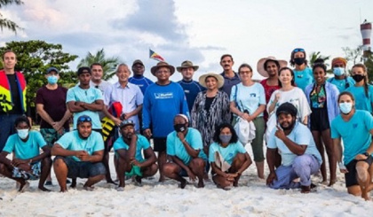 President commends SIF team for caring for Aldabra