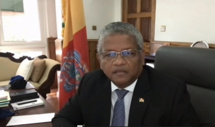 President Ramkalawan addresses the RENEWPAC virtual conference – ‘Europe & Africa: Rebuilding the Future’