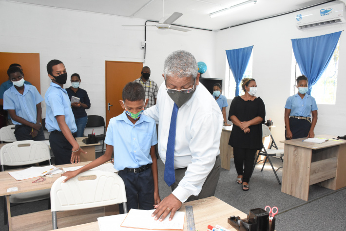 President promises to provide deaf children with the best education