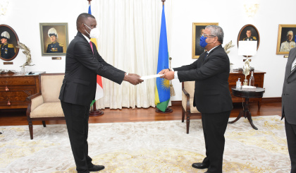 High commissioner of Rwanda accredited