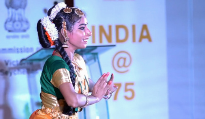 Indian classical dancer enthralls audience during live online broadcast