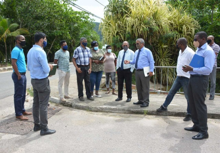 President Ramkalawan conducts follow-up visit to areas affected by flooding