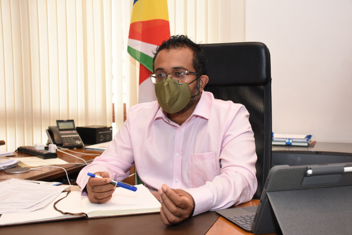 Exclusive interview with Finance, Economic Planning and Trade Minister Naadir Hassan     ‘We are not out  of the woods yet’     By Vidya Gappy