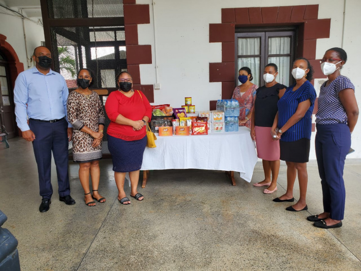 US MNAs donate beverages, healthy snacks to public health lab technicians
