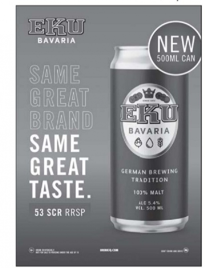 Seychelles Breweries launches canned EKU Bavaria